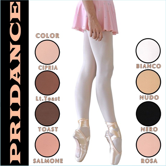 Ballet Tights Pridance col. Rosa 60 DEN s. 00 (115-125) Art. 514-P00, Footed Tights