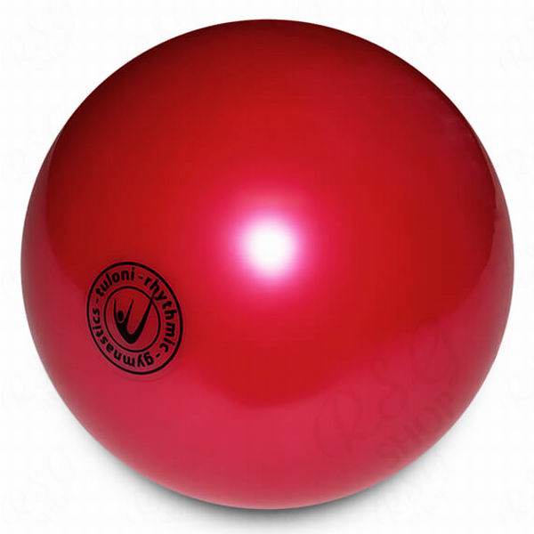 Ball Tuloni 18 cm Metallic col. Red Art. 10005