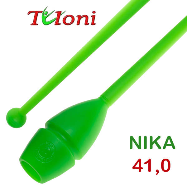 Einsteckbare Keulen 41cm mod. Nika col. Green x Green Art. T0250