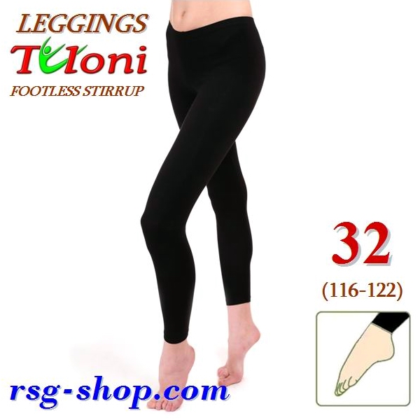 Leggings Tuloni LD-01 Gr. 32 (116-122) col. Schwarz LD01C-B32