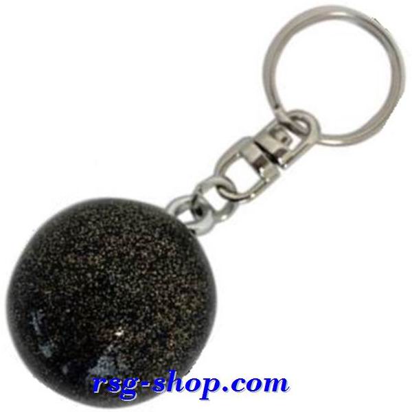 Schlüsselanhänger Pastorelli mini Ball col. Nero AB Art. 03460