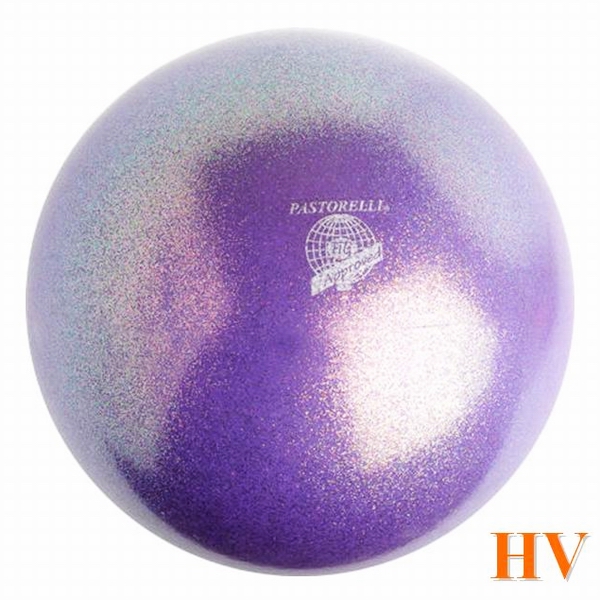 Ball Pastorelli Glitter Lila AB HV 18 cm FIG Art. 02179