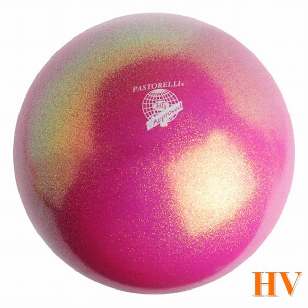 Ball Pastorelli Glitter King-Magenta HV 18 cm FIG Art. 00037