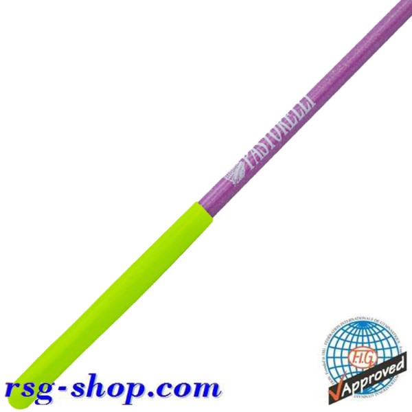 Stab 60cm Pastorelli Glitter Pink-Viola Grip Yellow FIG 01986