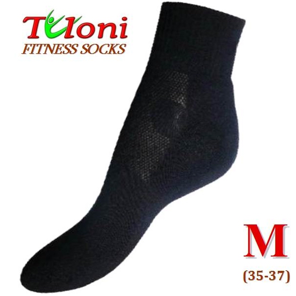 Multifunktionale Fitness Socken Tuloni Black Gr M (35-37) T0995M