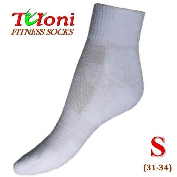 Multifunktionale Fitness Socken Tuloni Weiß Gr. S (31-34) T0995S