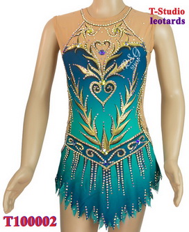 RG Leotard T-Studio s. 30 (110-116) col. Turquoise Art. T100002-30 ...