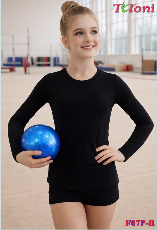 Black Tuloni T-shirt F-07 — detail view