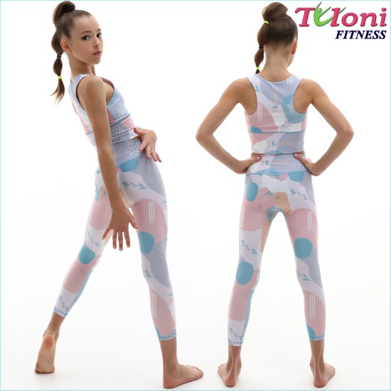 Leggings 7/8 Tuloni Fitness des. Spike s. XXS col. LIBUxLP Art. LDF22P-05- XXS, Leggings