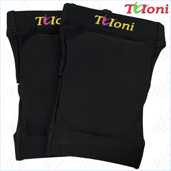 Black Tuloni KPF T1536 knee pads for rhythmic gymnastics