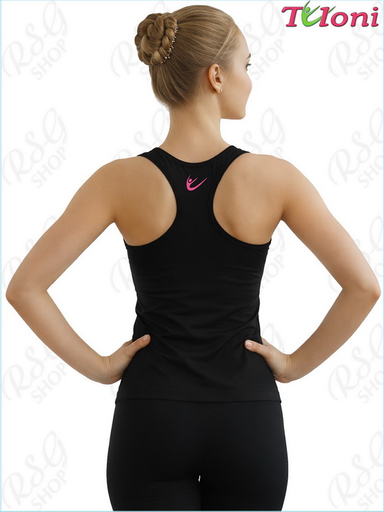 Белая майка-борцовка Tuloni — вид спереди