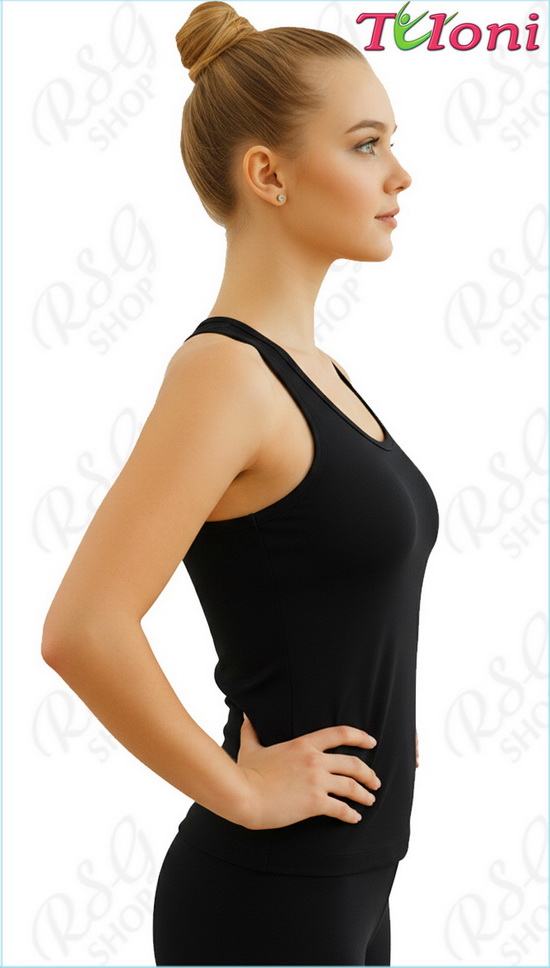 Белая майка-борцовка Tuloni — вид спереди