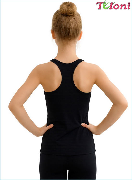 Белая майка-борцовка Tuloni — вид спереди
