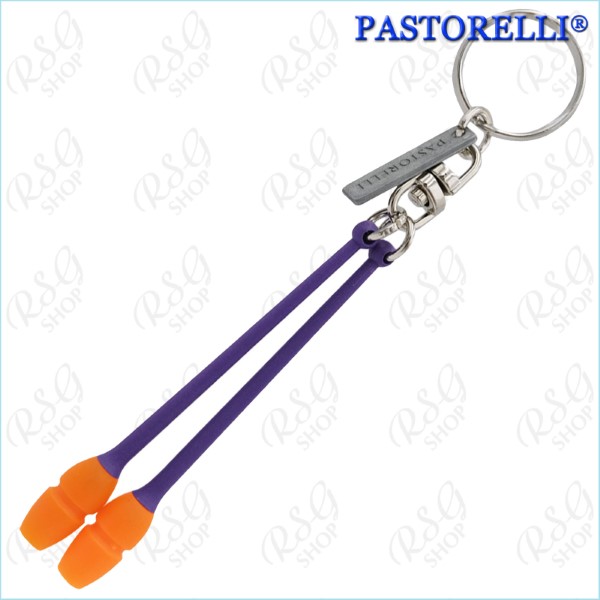 Fob for keys Pastorelli mini Clubs Mashina col. Viola - Orange Art. 00346