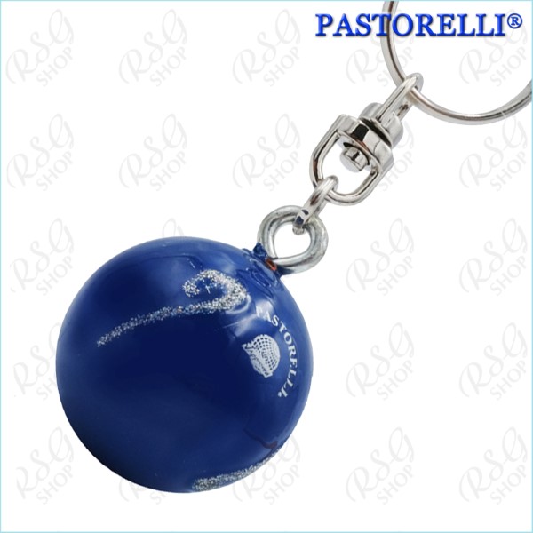 Anhänger Pastorelli mini Ball Logo col. Blue - Silver Art. 00568