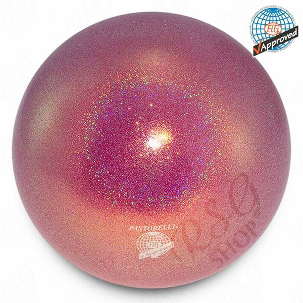Мяч Pastorelli Glitter Lampone Baby HV 18 cm FIG Art. 02813
