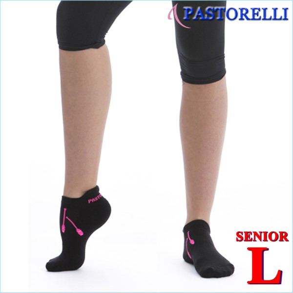 Socks with clubs Pastorelli size L (38+) col. Black Art. 03412