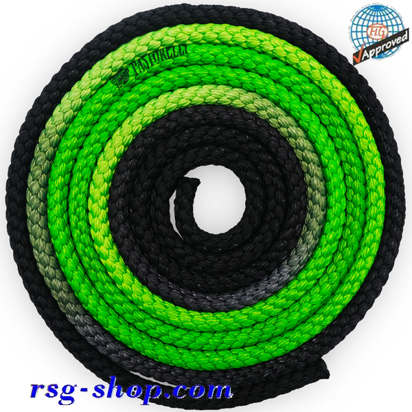 Rope 3m Pastorelli Patrasso col. Black-Green FIG Art. 04743