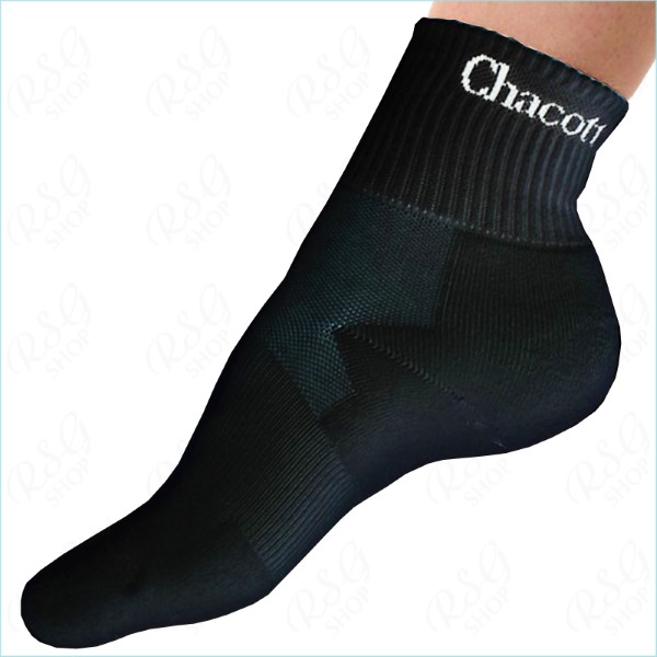 Socks with Chacott logo s. 23,0-25,0 Black 0032-58009