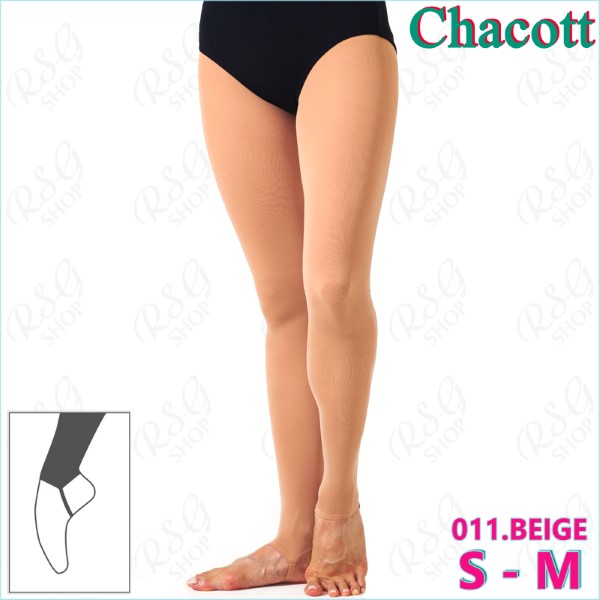 Fit Tights II (Leggings) Chacott s. S-M col. 011 Beige 0202-45011