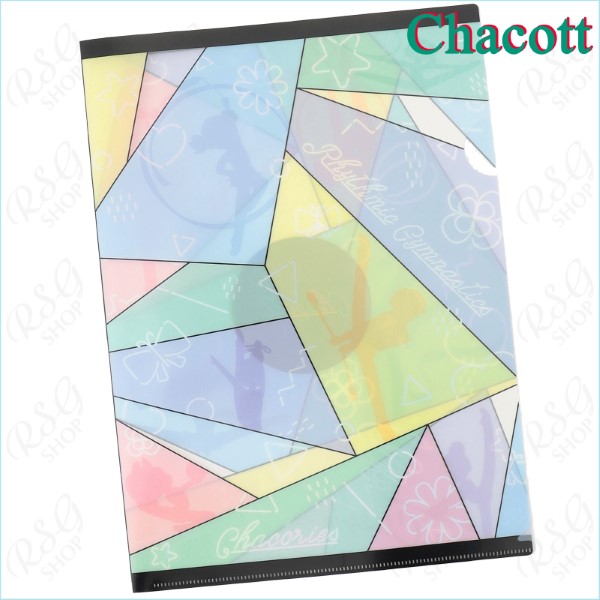 Clear plastic holder Chacott with RG Motive 096.Rainbow Art. 301466-5035-23