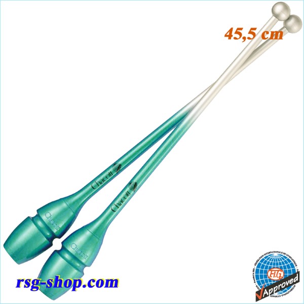 Булавы Chacott Hi-Grip-II 45 cm FIG col. Sea Green Art. 007-48734
