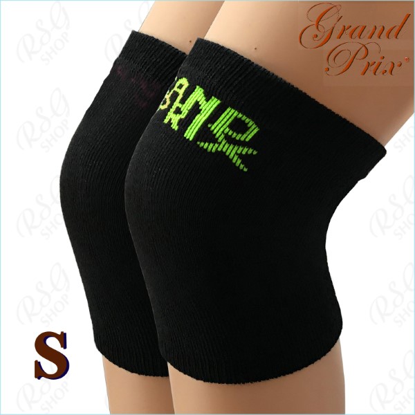 Трикотажные наколенники GP (1 пара) s. S col. Black-Green ACR001G-S