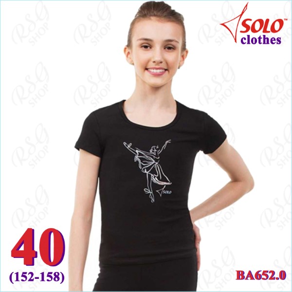T-Shirt Solo s. 40 (152-158) col. Black BA652.0-40