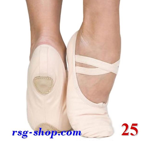 Split Sole Soft Ballet Shoes col. Beige s. 25 Art. BLS30-25C