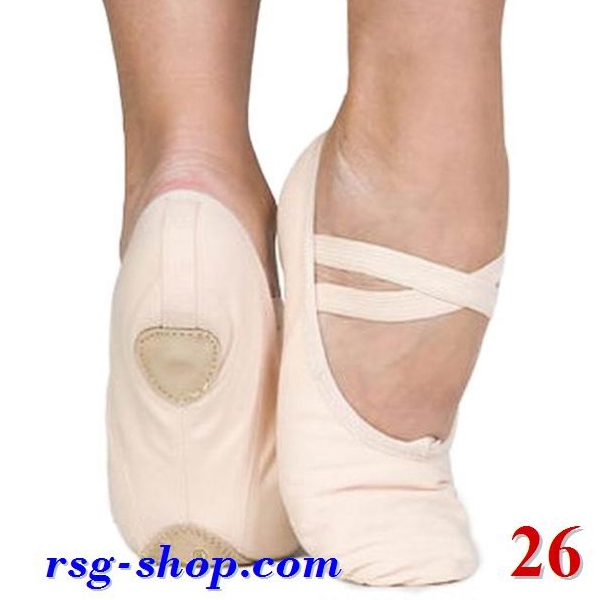 Profi Split-Sohle Ballettschuhe in Beige Gr. 26 Art. BLS30-26C