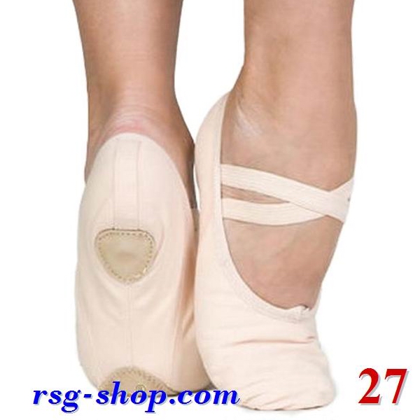 Profi Split-Sohle Ballettschuhe in Beige Gr. 27 Art. BLS30-27C