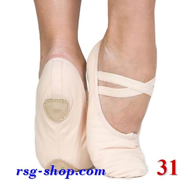 Profi Split-Sohle Ballettschuhe in Beige Gr. 31 Art. BLS30-31C