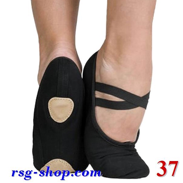 Profi Split-Sohle Ballettschuhe in Black Gr. 37 Art. BLS30-37C