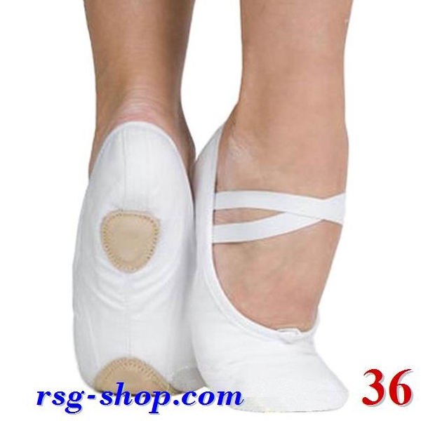 Profi Split-Sohle Ballettschuhe in Weiß Gr. 36 Art. BLS30-36C Profi Split-Sohle Ballettschuhe in Weiß Gr. 36 Art. BLS30-36C