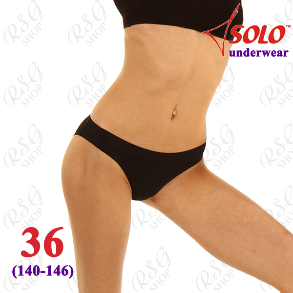 Unterhose Solo BD30 (Mini) s. 36 (140-146) Cotton Schwarz BD30.3-36