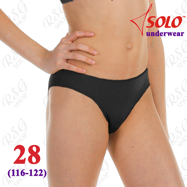 Unterhose Solo BD40 (Midi) s. 28 (116-122) Cotton Black BD40.3-28