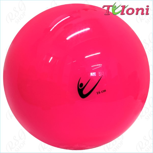 Мяч Tuloni Junior 16 см Metallic цв. Neon Pink Art. T1119