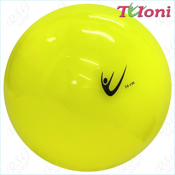 Мяч Tuloni Junior 16 см Metallic цв. Neon Yellow Art. T1120