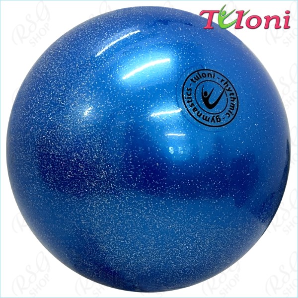 Ball 18 cm Metallic-Glitter col. Blue Art. T0116