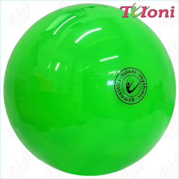 Мяч Tuloni 18 cm Metallic col. Neon Green Art. T1116