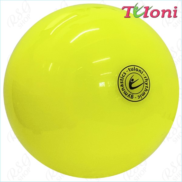 Мяч Tuloni 18 cm Metallic col. Neon Yellow Art. T1115