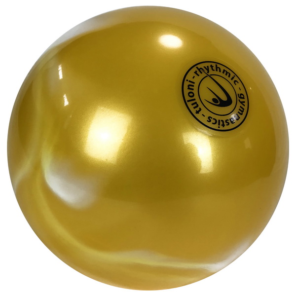 Ball Tuloni 18 cm Metallic Bi-Col. Gold x White Art. T0873