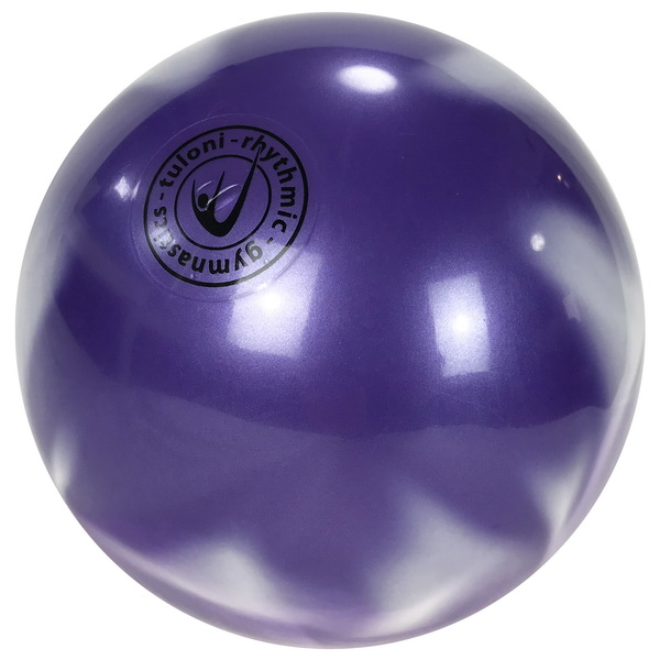 Ball Tuloni 18 cm Metallic Bi-Col. Purple x White Art. T0871