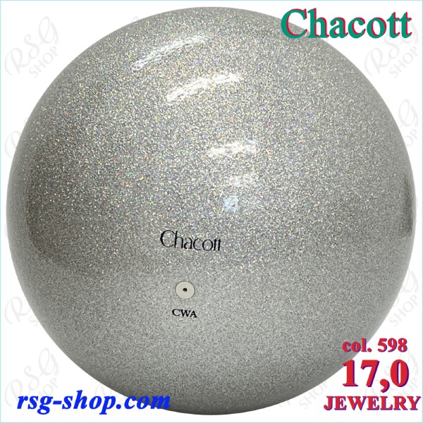 Мяч Chacott Practice Jewelry 17cm цв. Silver Art. 016-98598