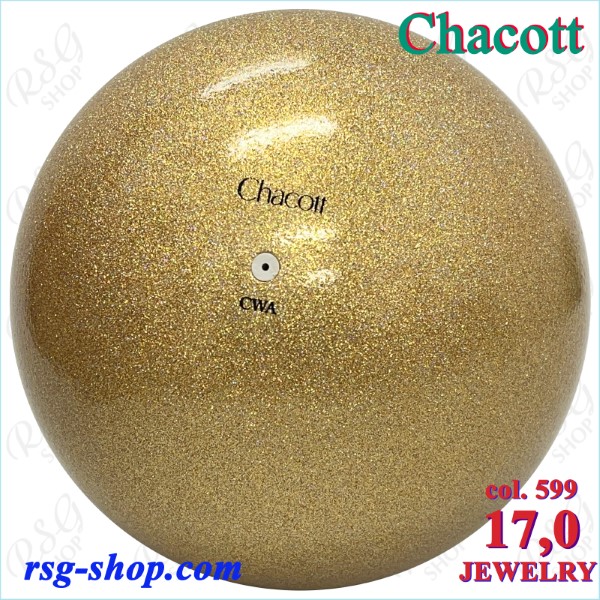 Мяч Chacott Practice Jewelry 17cm col. Gold Art. 016-98599