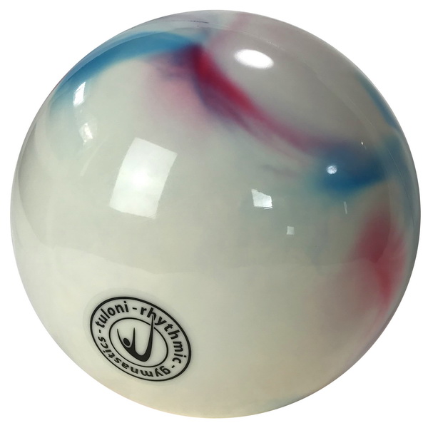 Ball 18 cm Metallic-Multicolor col. White-Blue-Pink Art. T0120