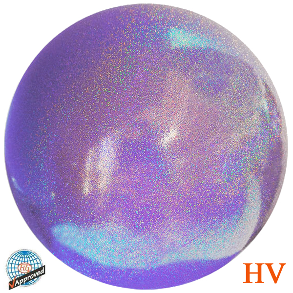 Ball Pastorelli Glitter HV 16 cm col. Lilac AB Art. 04574
