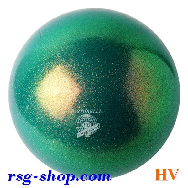 Ball Pastorelli Glitter Emerald HV 18 cm FIG Art. 02201