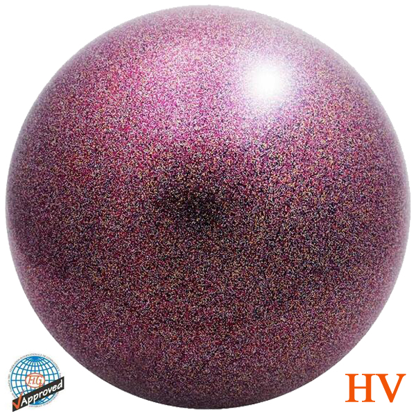 Ball Pastorelli Glitter col. Dark Violet HV 18 cm FIG Art. 00048