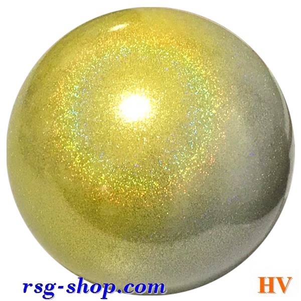 Ball Pastorelli 18 cm Glitter Sfumata HV Argento-Giallo FIG 04046